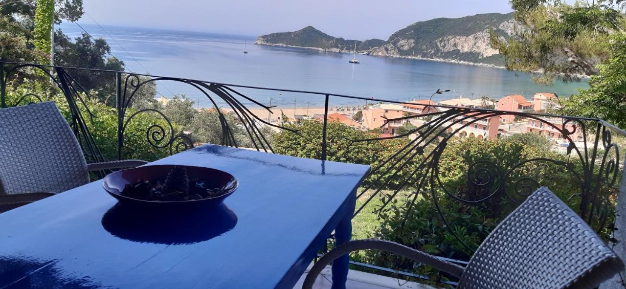 Villa Theodora View Apartments Polimnia Agios Georgios Pagon Ngoại thất bức ảnh