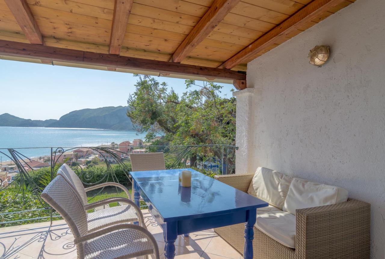 Villa Theodora View Apartments Polimnia Agios Georgios Pagon Ngoại thất bức ảnh