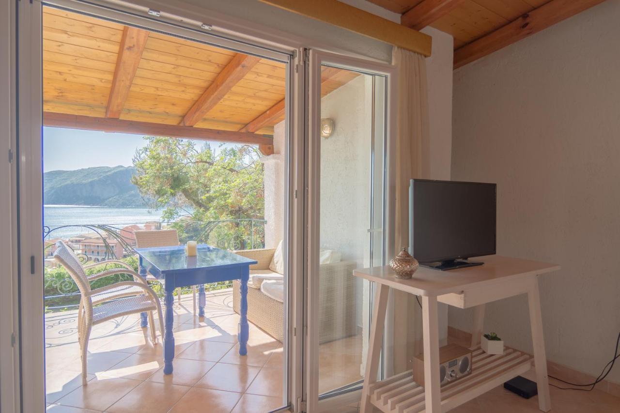 Villa Theodora View Apartments Polimnia Agios Georgios Pagon Ngoại thất bức ảnh
