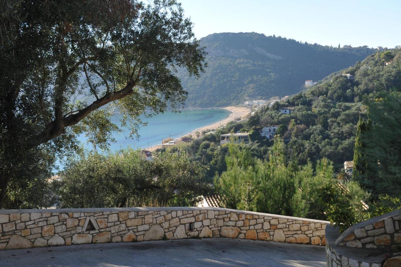Villa Theodora View Apartments Polimnia Agios Georgios Pagon Ngoại thất bức ảnh