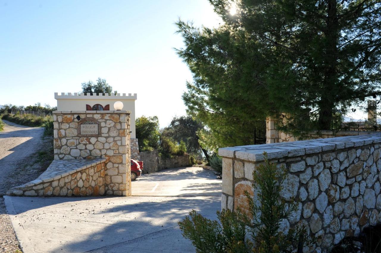 Villa Theodora View Apartments Polimnia Agios Georgios Pagon Ngoại thất bức ảnh